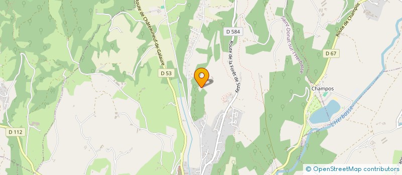 localisation de l'entreprise LES ARTS DU CONTE  CONTES ET MEMOIRES  CLERIEUX