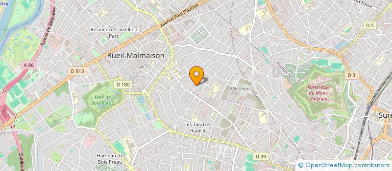 localisation de l'entreprise LES ARTS DU LOGIS à RUEIL-MALMAISON