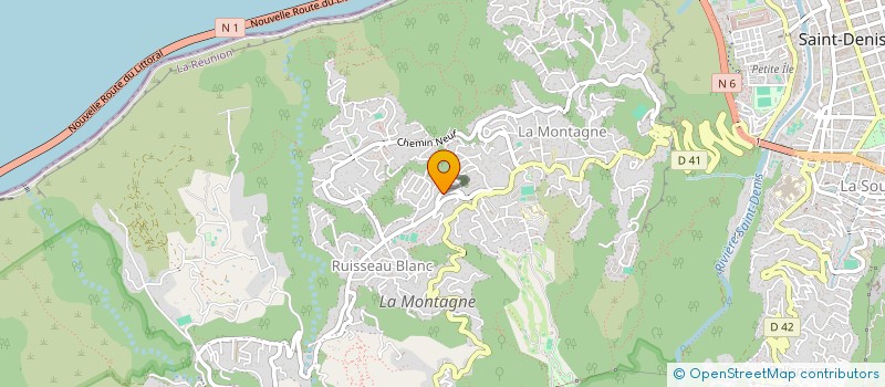 localisation de l'entreprise LES ARTS DU SOLEIL à SAINT-DENIS