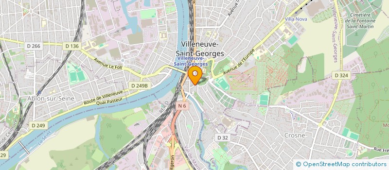 localisation de l'entreprise LES ARTS EN FAIT  VILLENEUVE-SAINT-GEORGES