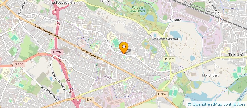 localisation de l'entreprise LES ARTS LUDIQUES  TRELAZE