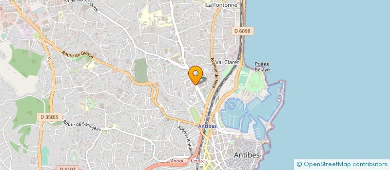 localisation de l'entreprise LES ARTS MABOULS à ANTIBES