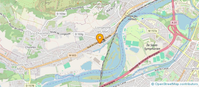 localisation de l'entreprise LES ARTS MARTIAUX LONGEVILLOIS  LONGEVILLE-LES-METZ