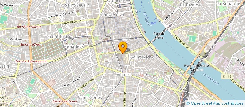 localisation de l'entreprise LES ARTS NOUVEAUX à BORDEAUX