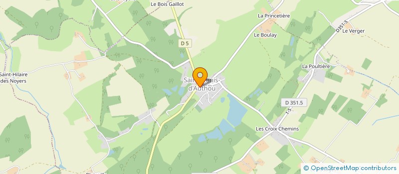 localisation de l'entreprise LES ARTS PERCHES à SAINTIGNY