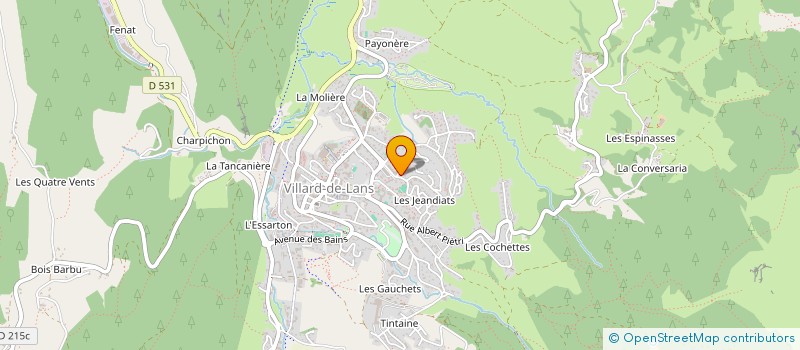 localisation de l'entreprise LES ARTS S'EN MELENT  VILLARD-DE-LANS