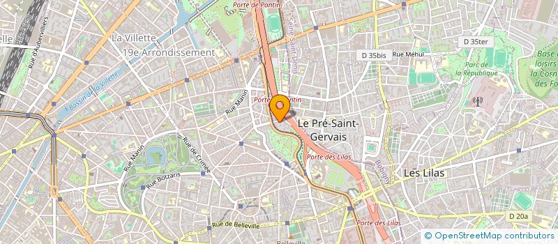 localisation de l'entreprise LES ARTS SAUTS  PARIS