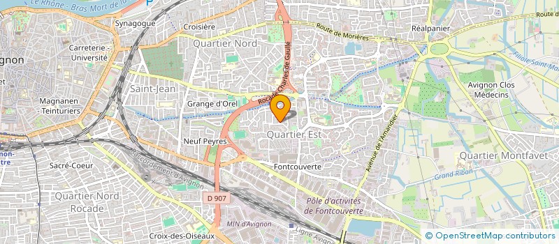 localisation de l'entreprise LES ARTS SONNES  AVIGNON