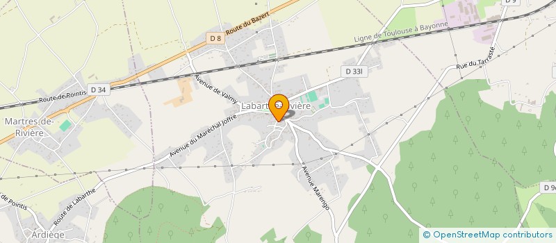 localisation de l'entreprise LES ARTS ST GO à SAINT-GAUDENS