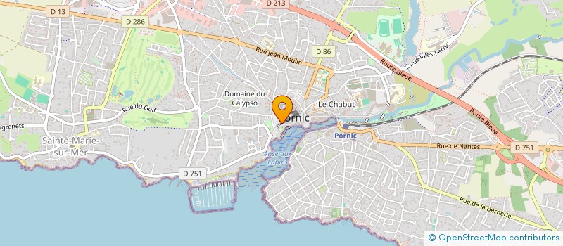 localisation de l'entreprise LES ARTS VIVANTS AU CHATEAU DE PORNIC  PORNIC