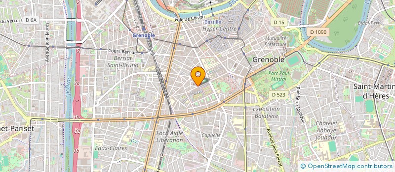 localisation de l'entreprise LES ARVENES  GRENOBLE