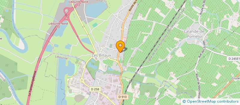 localisation de l'entreprise LES AS à LES BILLAUX