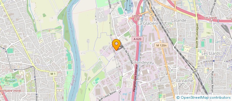 localisation de l'entreprise LES AS à TOULOUSE