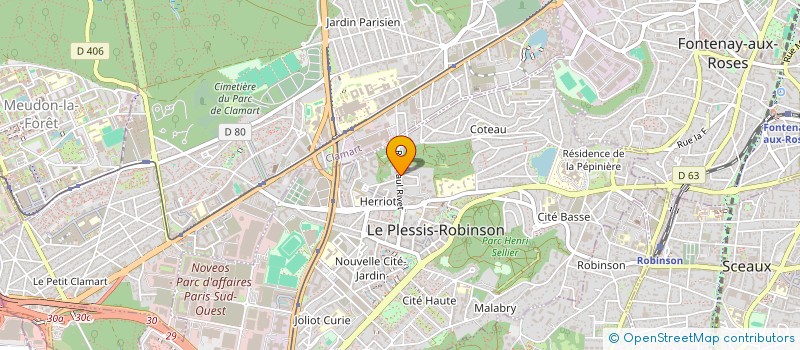 localisation de l'entreprise LES AS CONSULTING à LE PLESSIS-ROBINSON