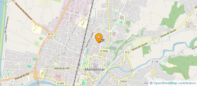 localisation de l'entreprise LES AS DE C URS à MONTELIMAR