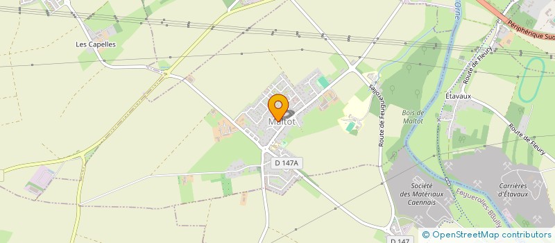 localisation de l'entreprise LES AS DE L'ASSIETTE à CAEN