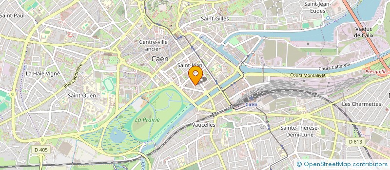 localisation de l'entreprise LES AS DE LA GRIMPE à CAEN