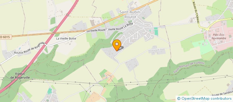 localisation de l'entreprise LES AS DES DUNES  SAINT-AUBIN-ROUTOT