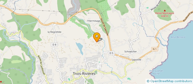 localisation de l'entreprise LES AS DU CAMP JACOB à TROIS-RIVIERES