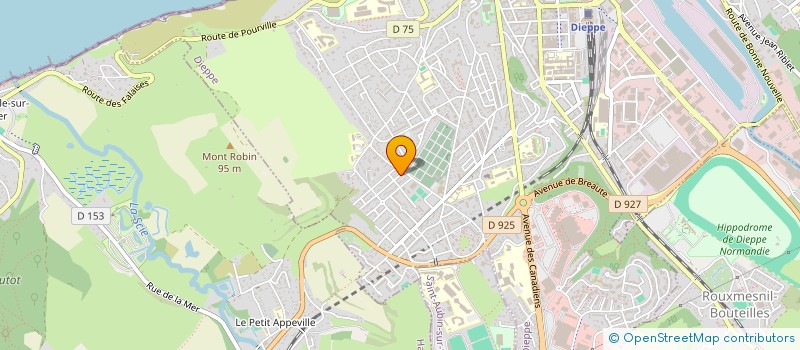 localisation de l'entreprise LES AS DU DOMINO DIEPPOIS à DIEPPE