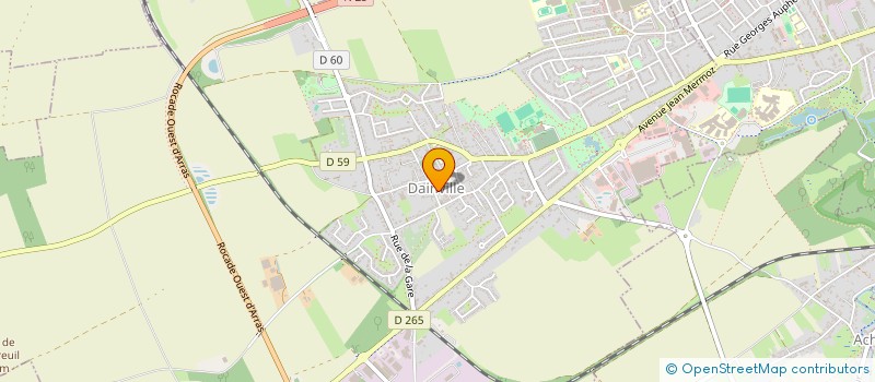 localisation de l'entreprise LES AS DU JEU  DAINVILLE