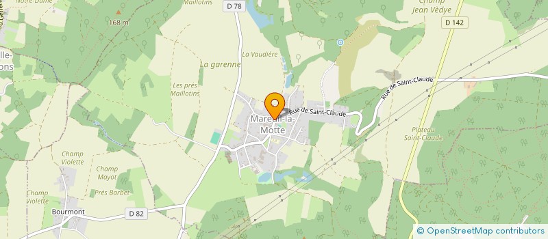 localisation de l'entreprise LES AS DU VOLANT  MAREUIL-LA-MOTTE