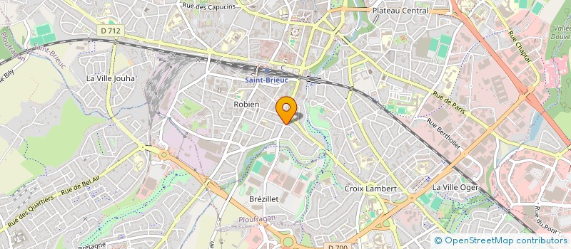 localisation de l'entreprise LES AS DU VOLANT TREGUEUSIENS à SAINT-BRIEUC