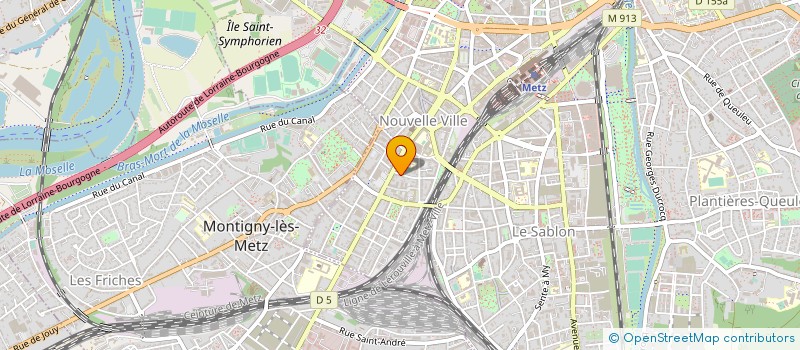 localisation de l'entreprise LES AS REUNIS à METZ