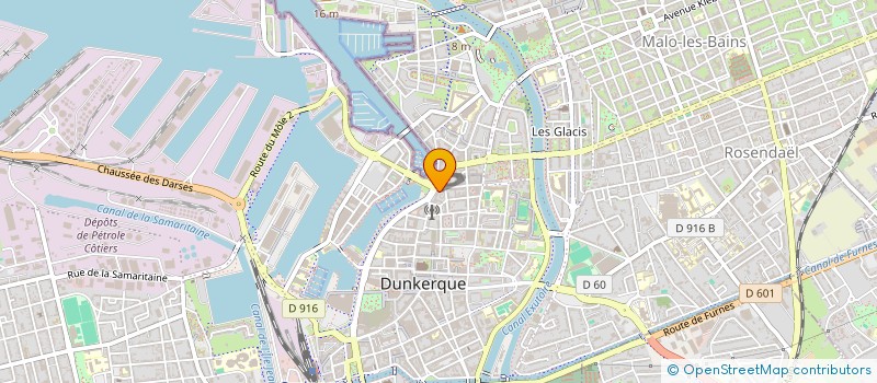 localisation de l'entreprise LES ASCLEPIADES à DUNKERQUE