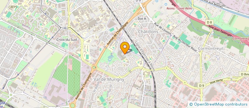 localisation de l'entreprise LES ASES GARDIENS  REIMS