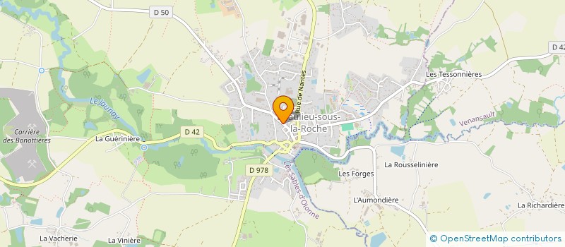 localisation de l'entreprise LES ASPERGES DE VENDEE à BEAULIEU-SOUS-LA-ROCHE