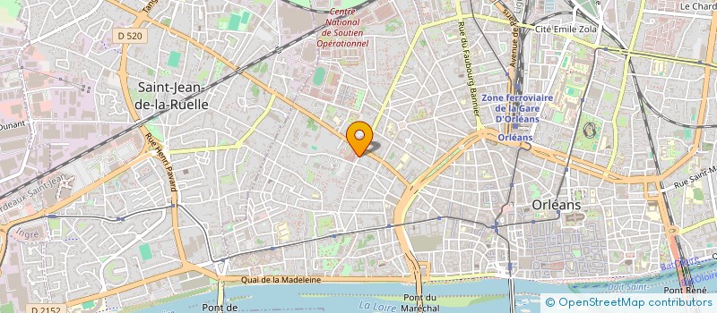localisation de l'entreprise LES ASPHODELES  ORLEANS