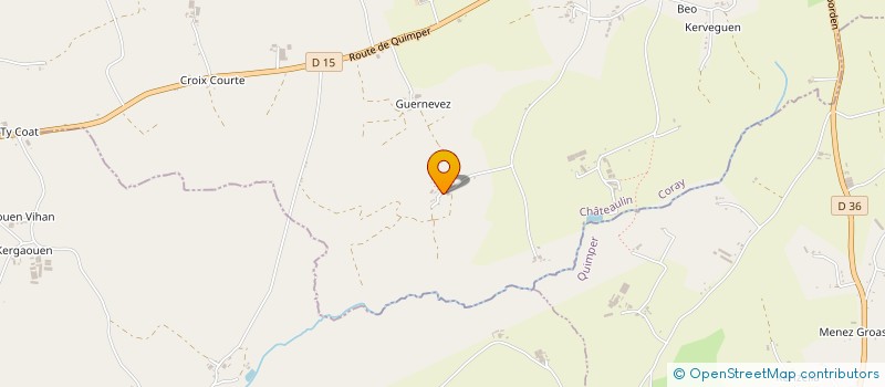 localisation de l'entreprise LES ASPHODELES  CORAY