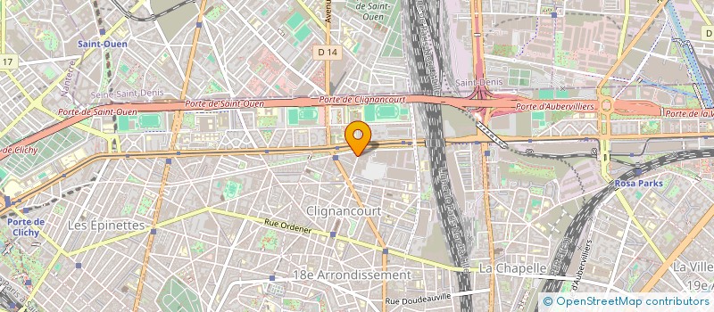 localisation de l'entreprise LES ASPHODELES  PARIS