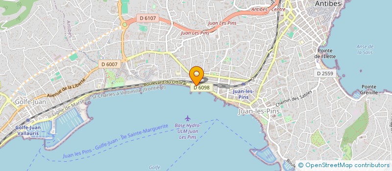 localisation de l'entreprise LES ASPRES à ANTIBES