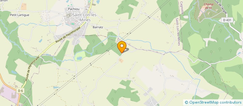 localisation de l'entreprise LES ASSALAS  BELUS