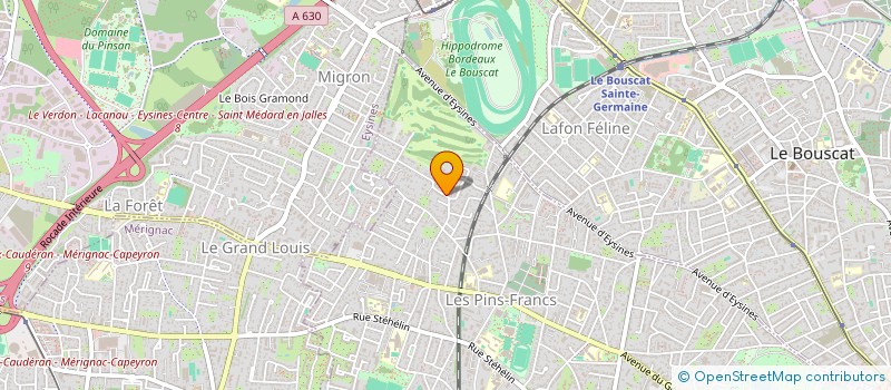 localisation de l'entreprise LES ASSETS ANGOUMOI  BORDEAUX