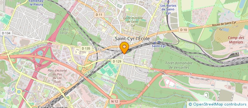 localisation de l'entreprise LES ASSMATS DE L'EPI  D'OR  SAINT-CYR-L'ECOLE