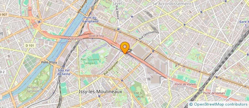 localisation de l'entreprise LES ASSOCIES à ISSY-LES-MOULINEAUX
