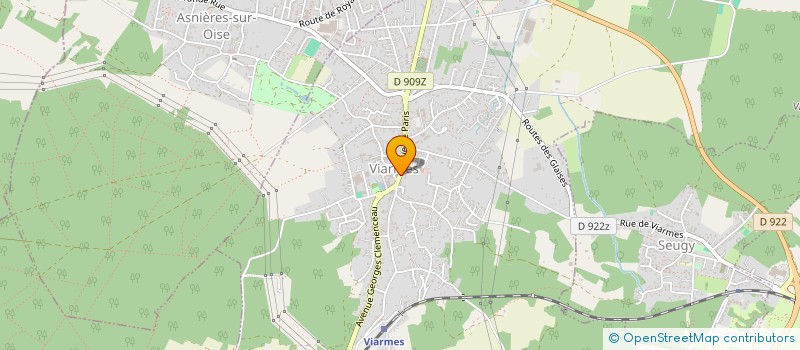 localisation de l'entreprise LES ASSOCIES  VIARMES