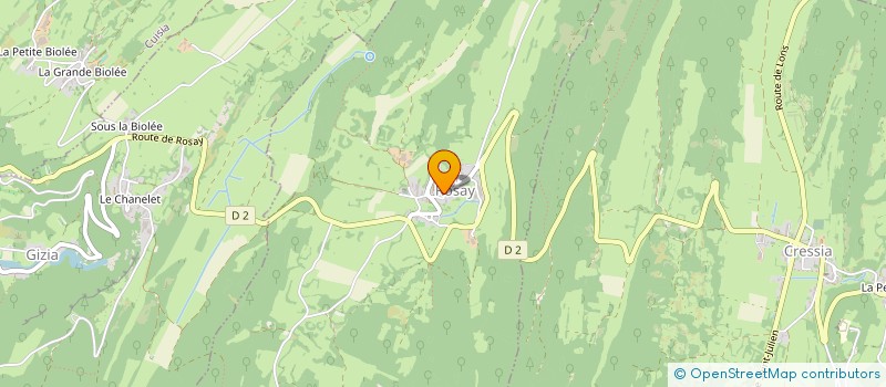 localisation de l'entreprise LES ASSOIFFES  BEAUFORT-ORBAGNA