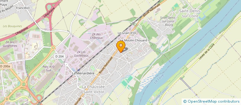 localisation de l'entreprise LES ASSOIFFES DU DESERT  LA CHAUSSEE-SAINT-VICTOR