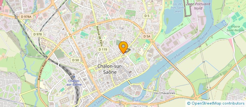 localisation de l'entreprise LES ASSURANCES CHALONNAISES  CHALON-SUR-SAONE