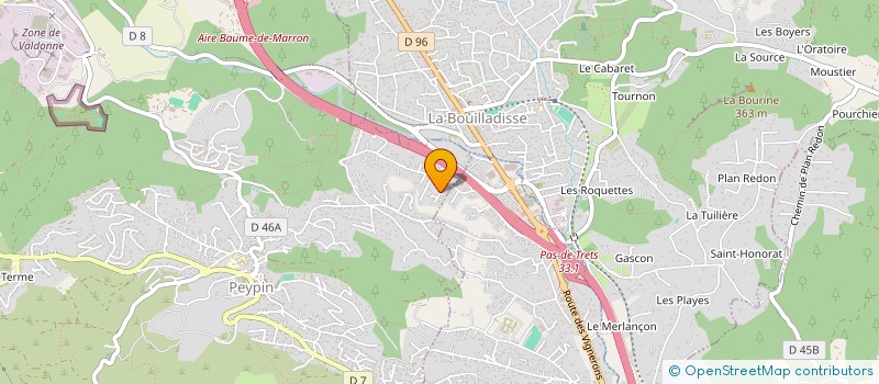 localisation de l'entreprise LES ASSURANCES DU VILLAGE  PEYPIN