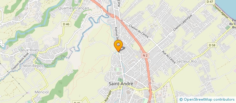 localisation de l'entreprise LES ASSURANCES EUROPEENNES à SAINT-ANDRE