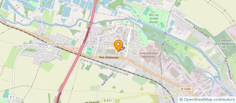 localisation de l'entreprise LES ASTELLES à AMIENS