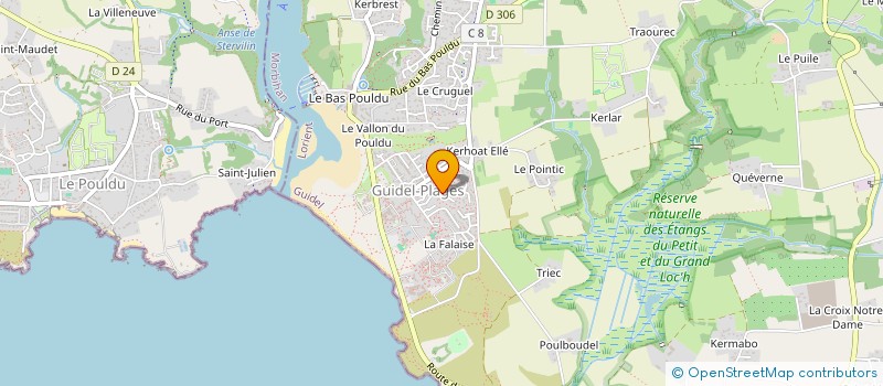 localisation de l'entreprise LES ASTERIDES  GUIDEL