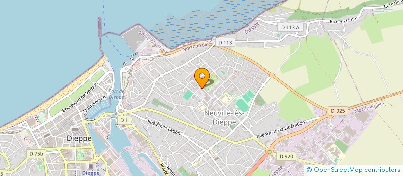 localisation de l'entreprise LES ASTROLYAS DE DIEPPE à DIEPPE