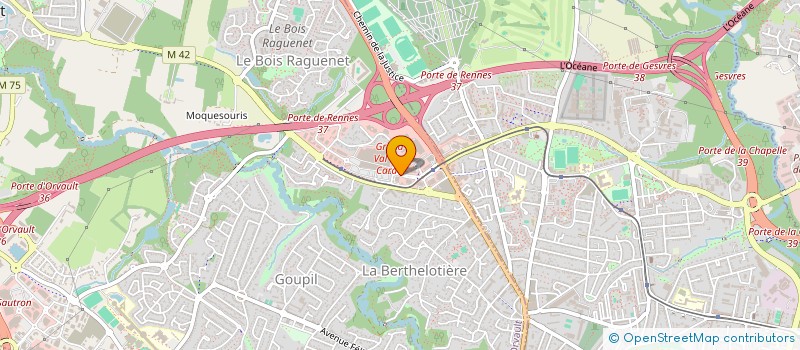 localisation de l'entreprise LES ASTUCES DE B. à ORVAULT