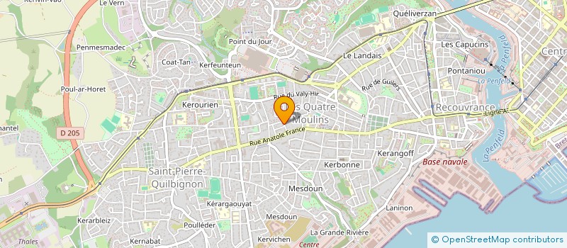 localisation de l'entreprise LES ATELIERS à BREST